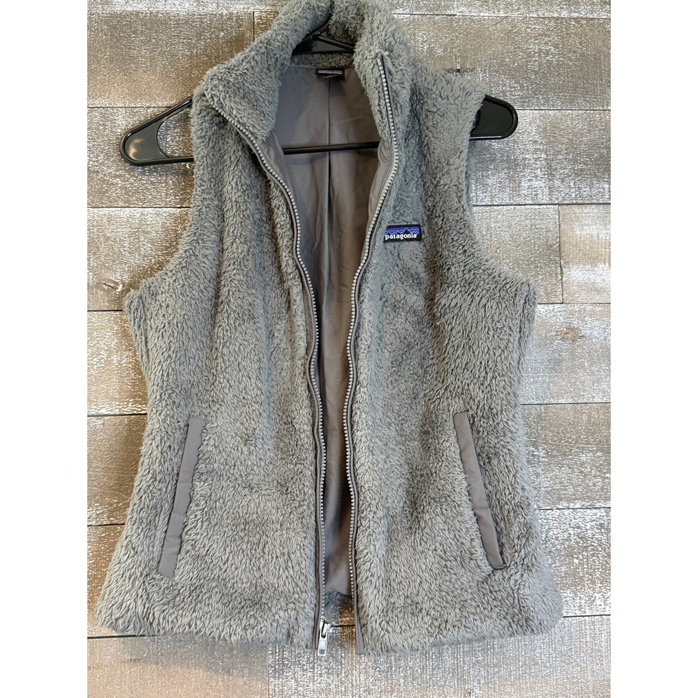 Patagonia Los Gatos Fleece Vest Womens Small Gray‎
